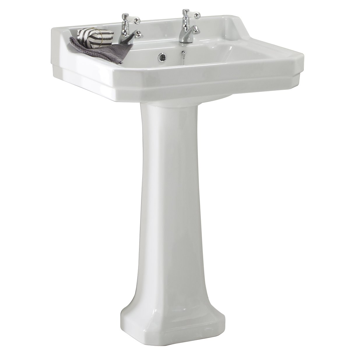 Dunbar 610 1-Tap Hole Basin & Pedestal