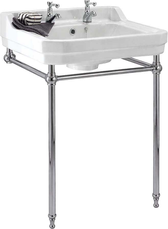 Dunbar 610 2-Tap Hole Basin & Stand
