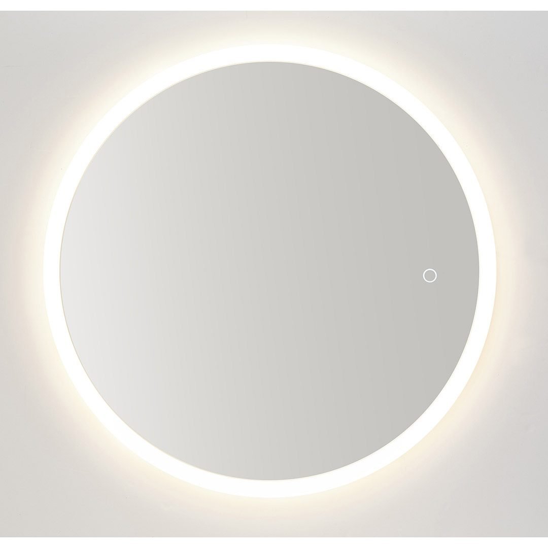Strathy Framed Round LED Mirror 600mm