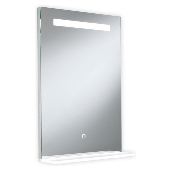 Ayr Bluetooth LED Mirror with Shelf 500 x 700mm