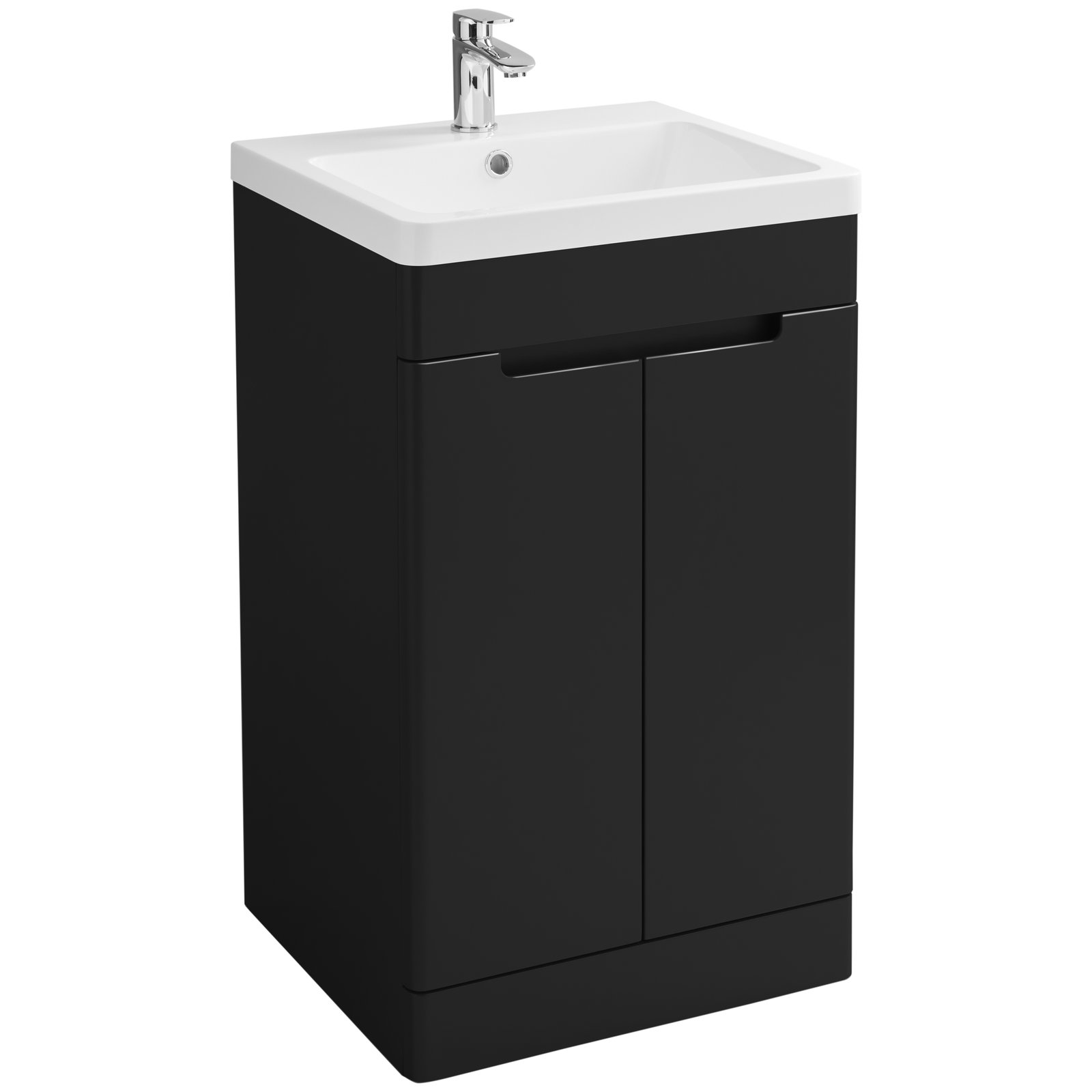 Selkirk 500 Floor Standing 2-Door Vanity Unit with Ceramic Basin