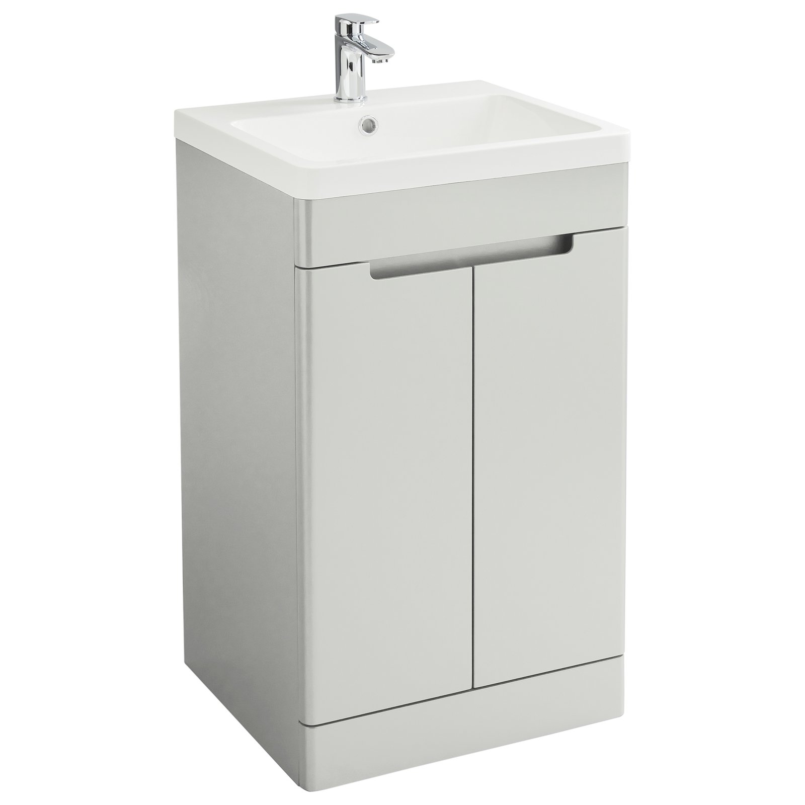 Selkirk 500 Floor Standing 2-Door Vanity Unit with Armastone Basin