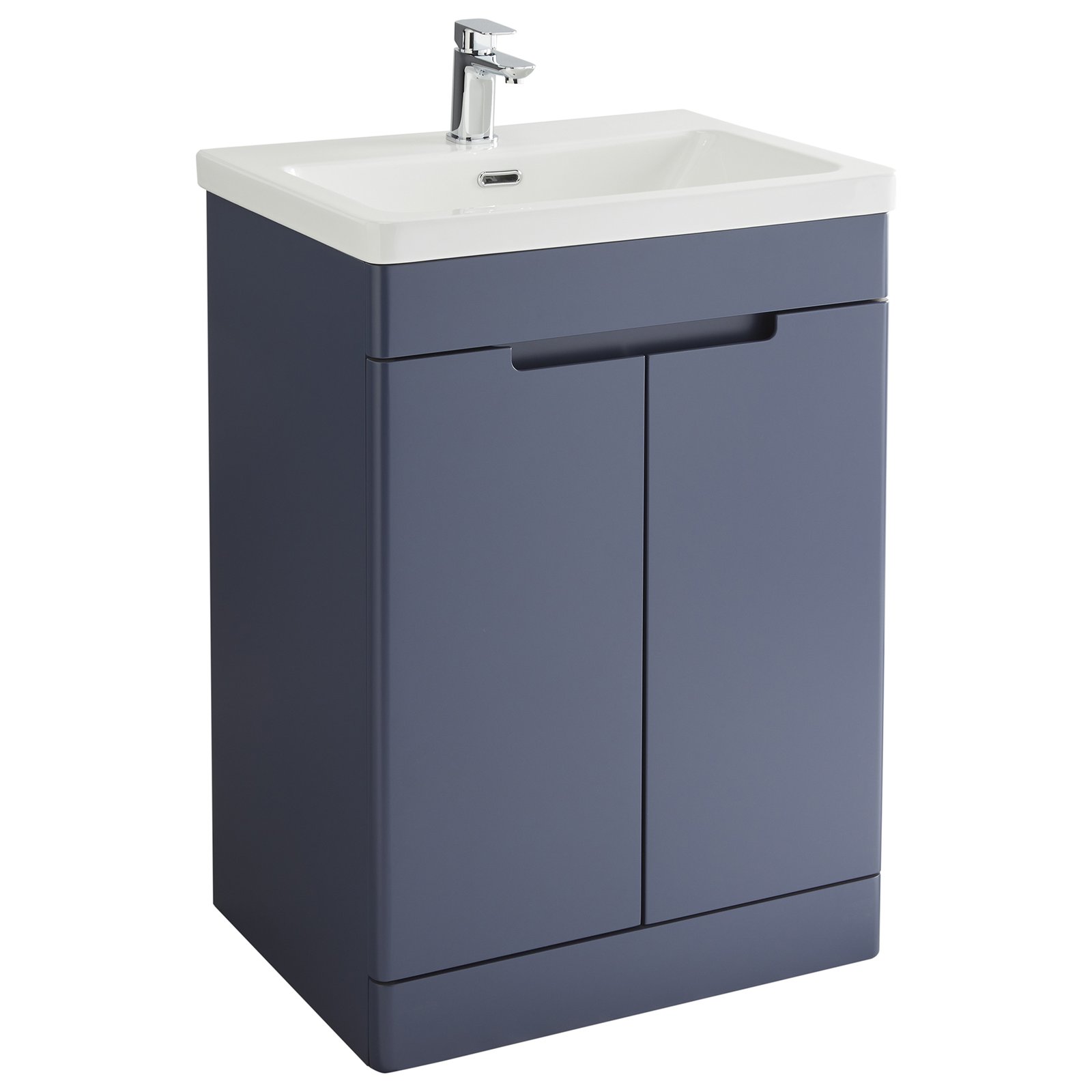Selkirk 600 Floor Standing 2-Door Vanity Unit with Armastone Basin