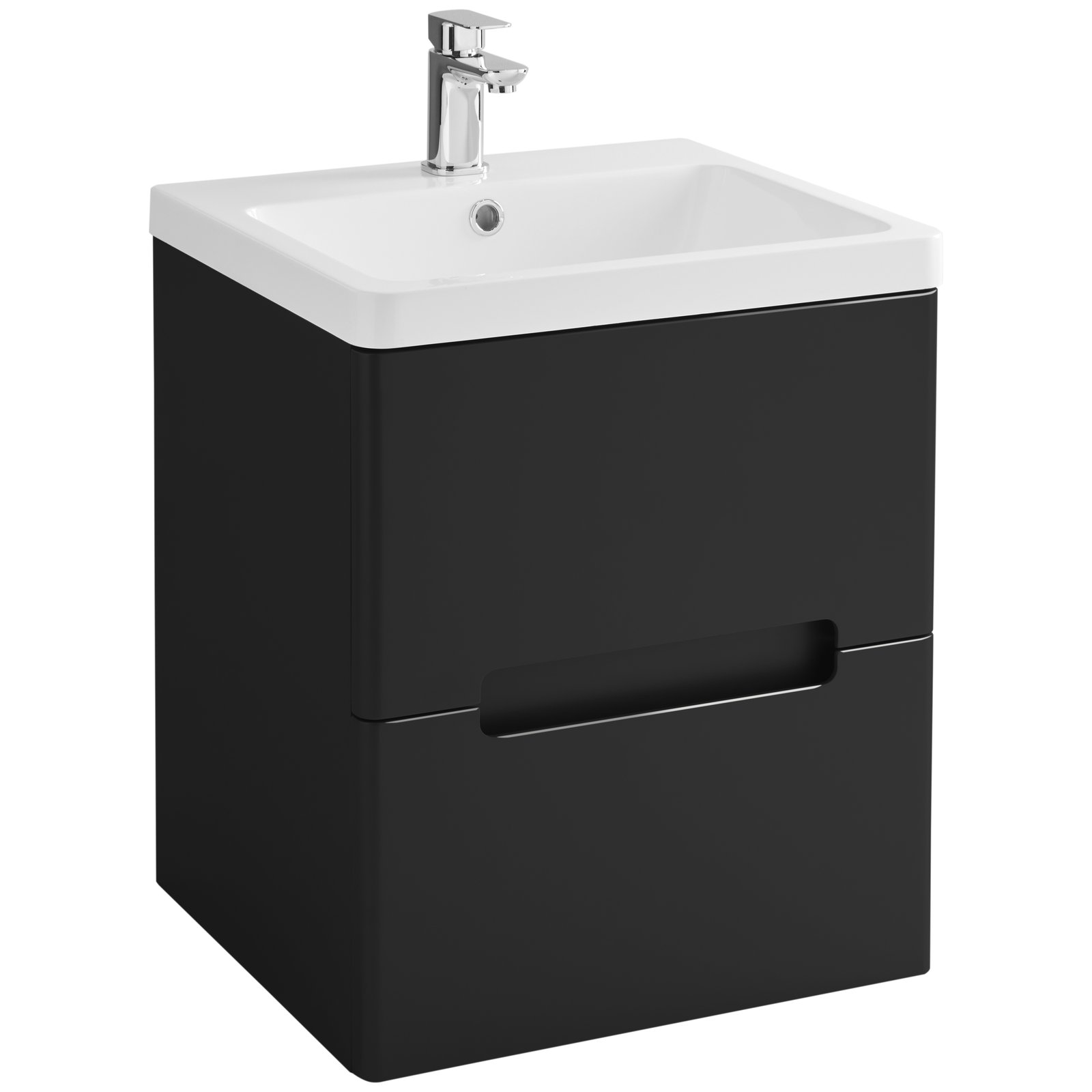 Selkirk 500 Wall Hung 2-Drawer with Ceramic Basin