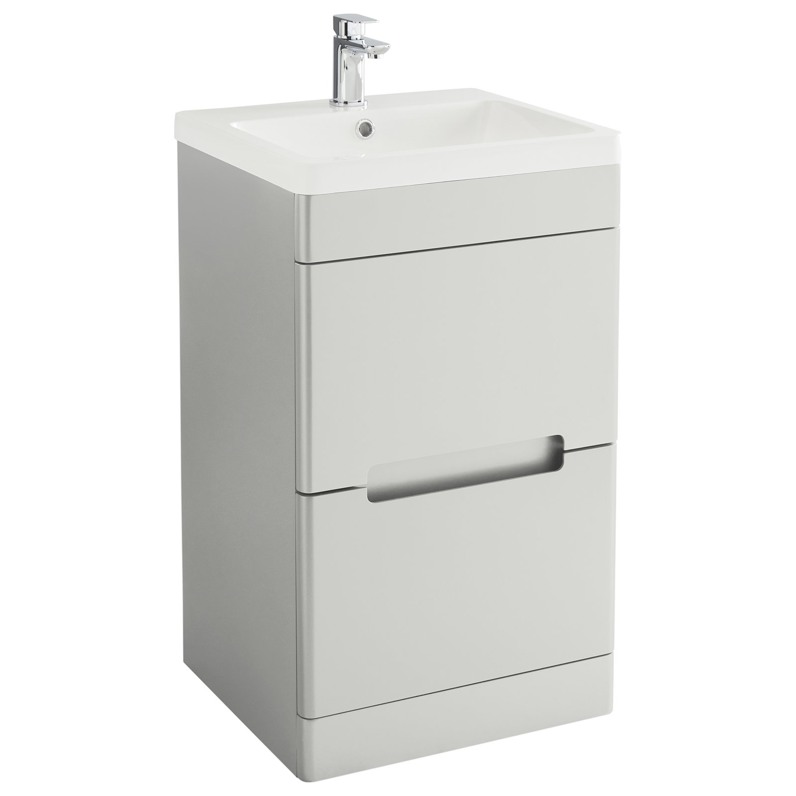 Selkirk 500 Floor Standing 2-Drawer Vanity Unit with Armastone Basin