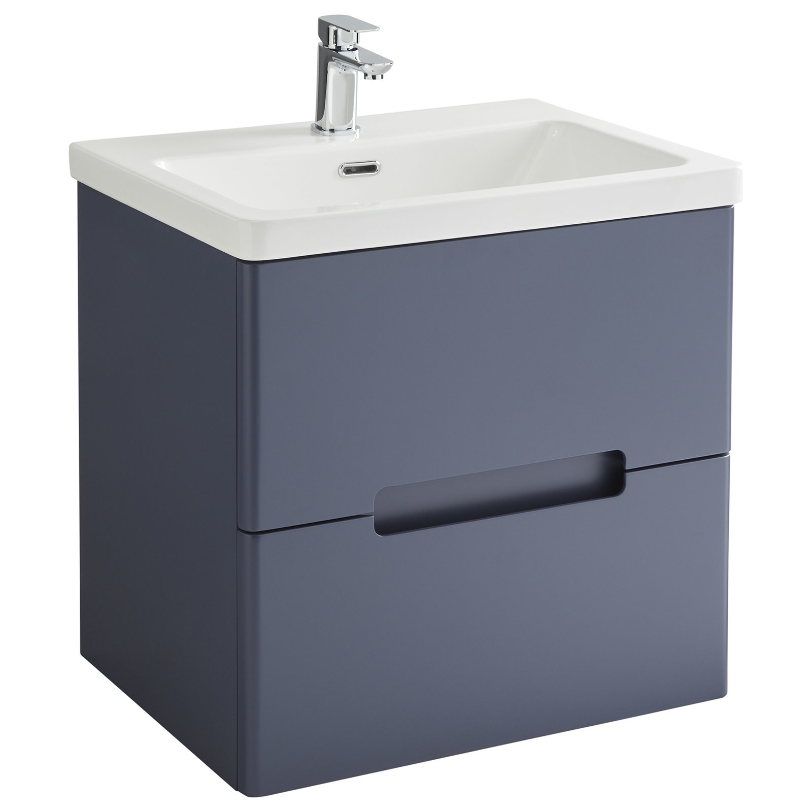 Selkirk 600 Wall Hung 2-Drawer Vanity Unit with Armastone Basin