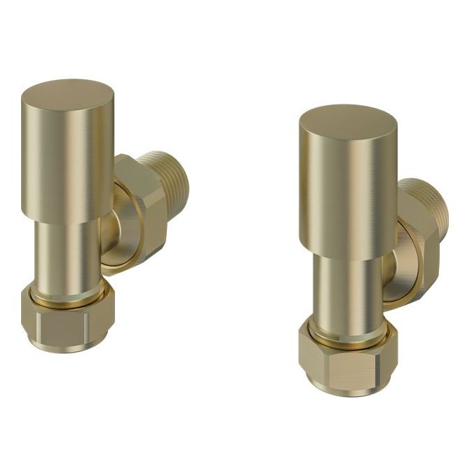 Angled Radiator Valve (Pair)