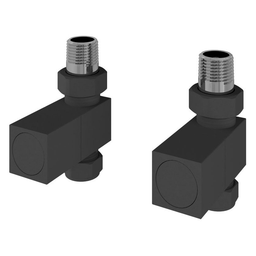 Straight Square Radiator Valve (Pair)