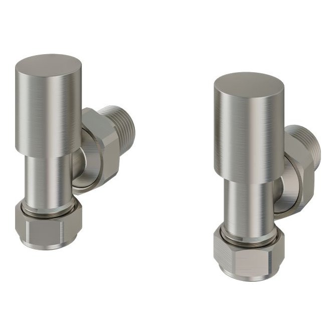 Angled Radiator Valve (Pair)