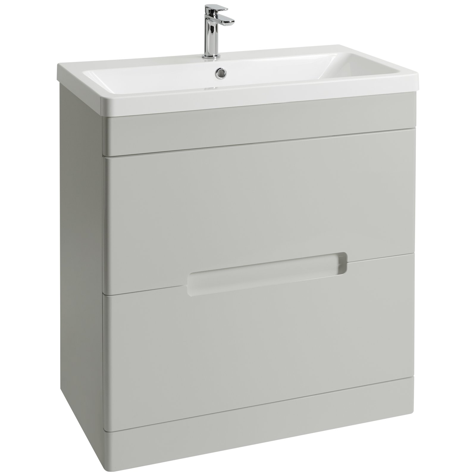 Selkirk 800 Floor Standing 2-Drawer Vanity Unit with Armastone Basin