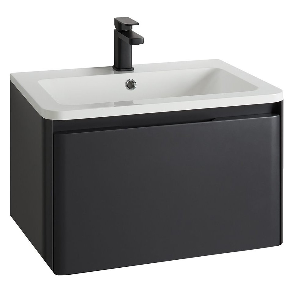 Fife 600 Wall Hung Drawer in Drawer with Armastone Basin