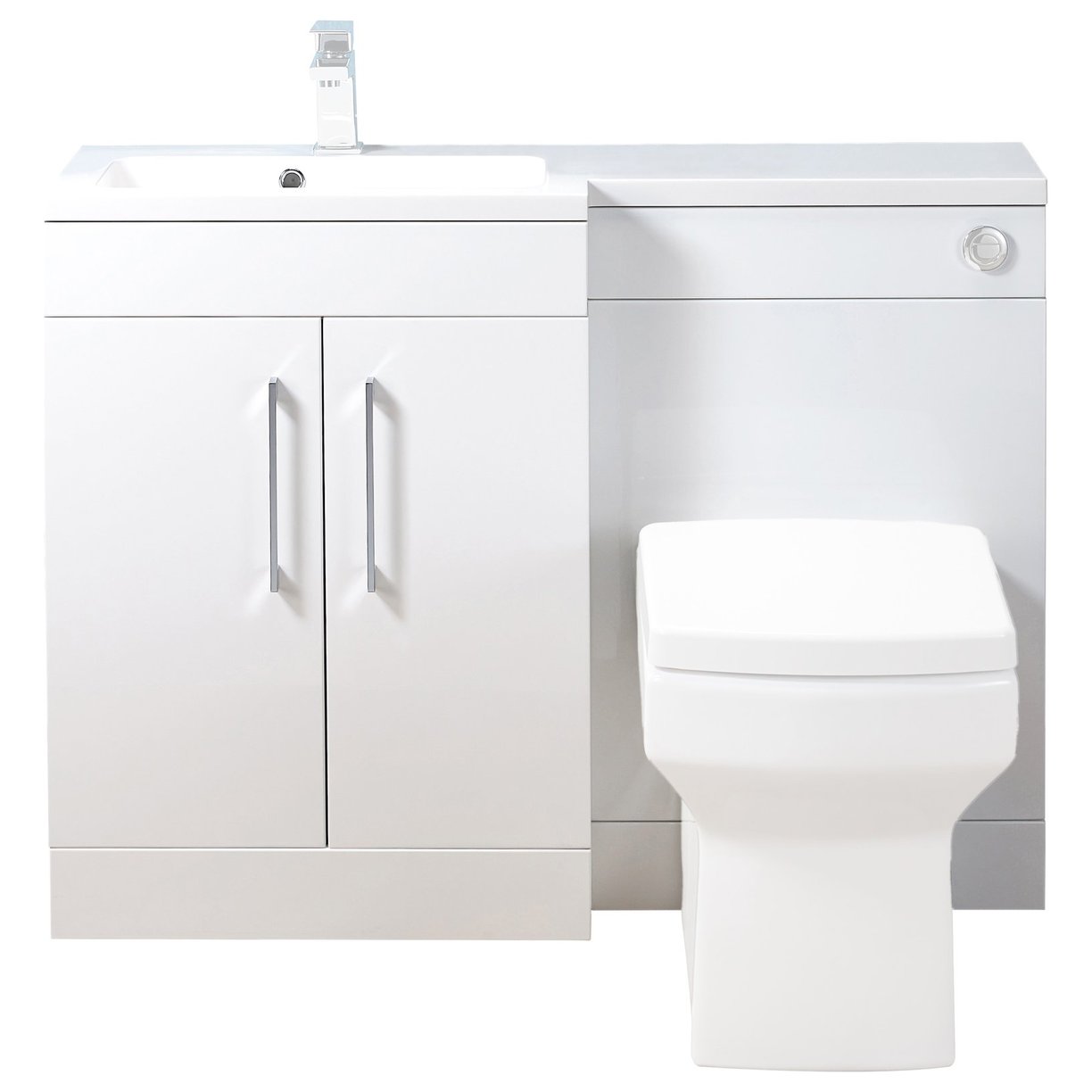 Lomond 1100 L-Shape Slim Combination Unit (Left Hand Basin Option)