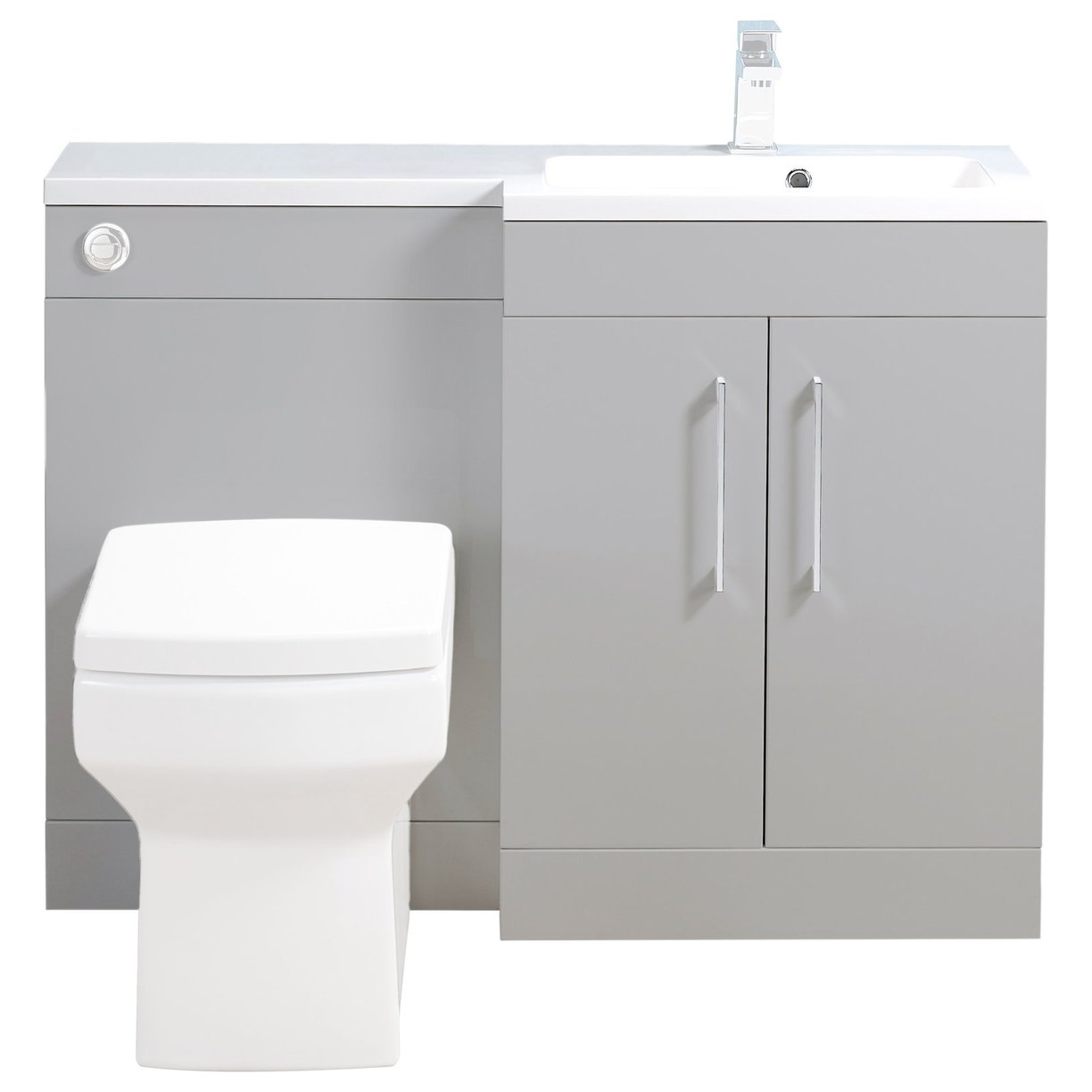 Lomond 1100 L-Shape Slim Combination Unit (Right Hand Basin Option)