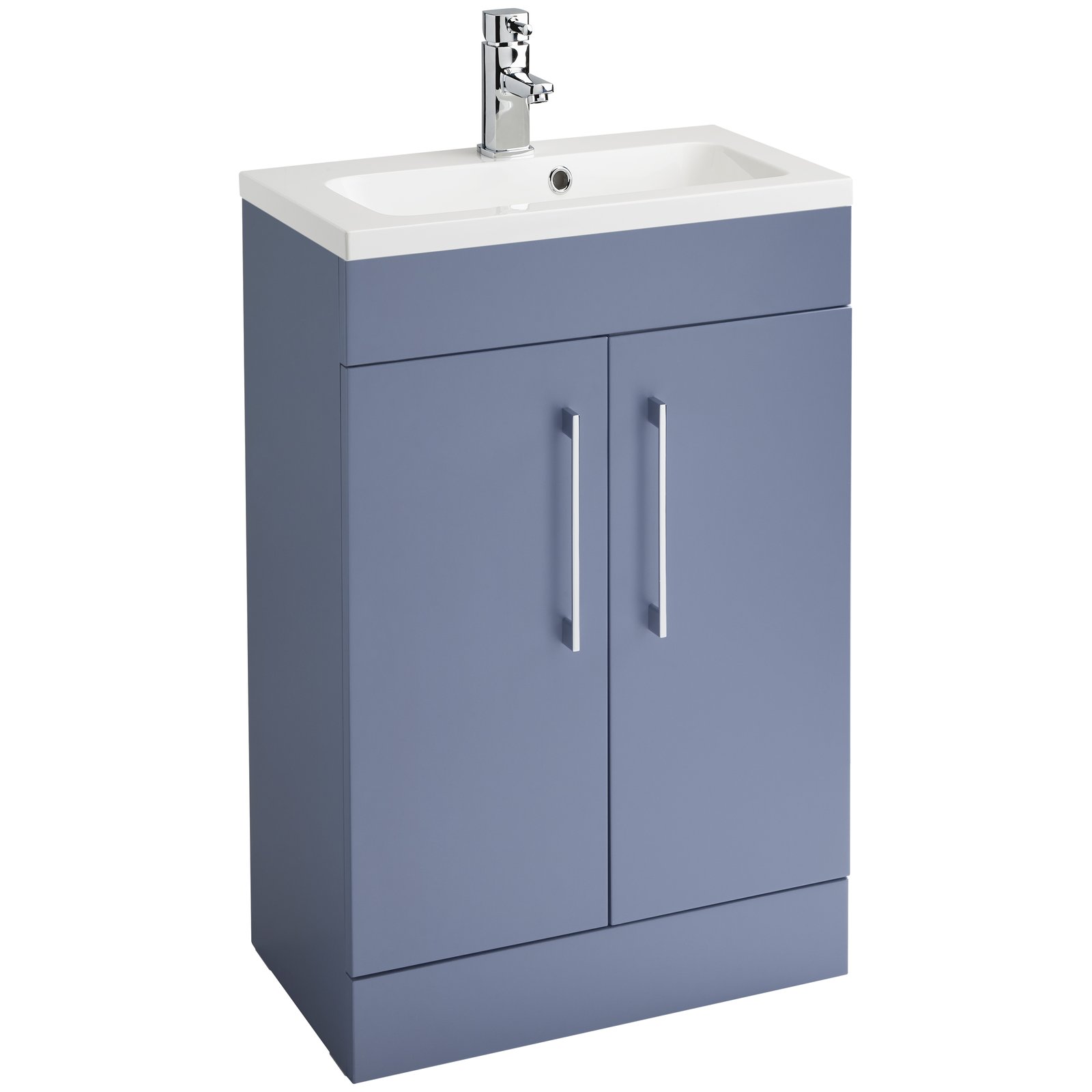 Lomond 500 Floor Standing Slim 2-Door Vanity Unit with Armastone Basin