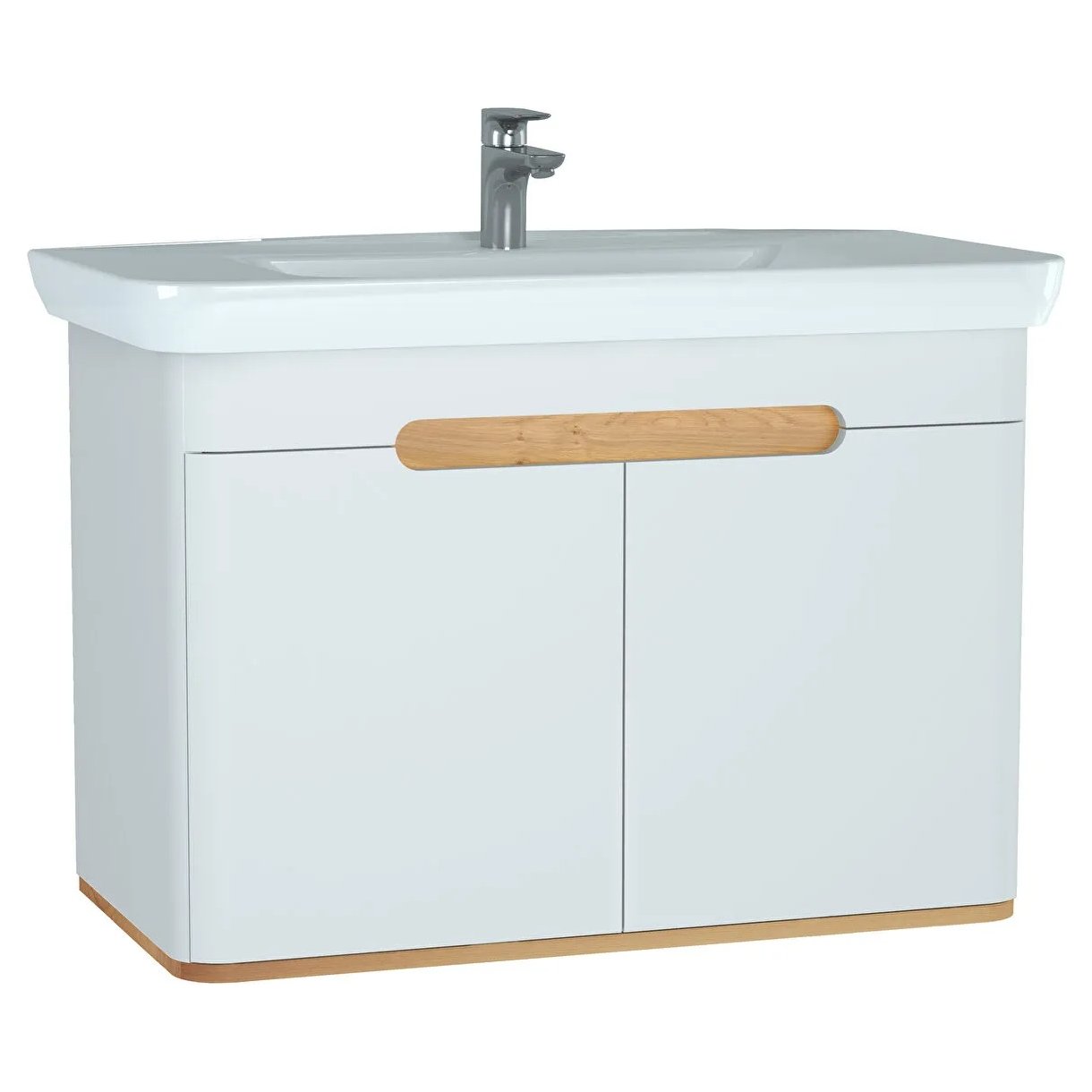 Sento 1000mm Wall Hung Vanity Unit & Basin