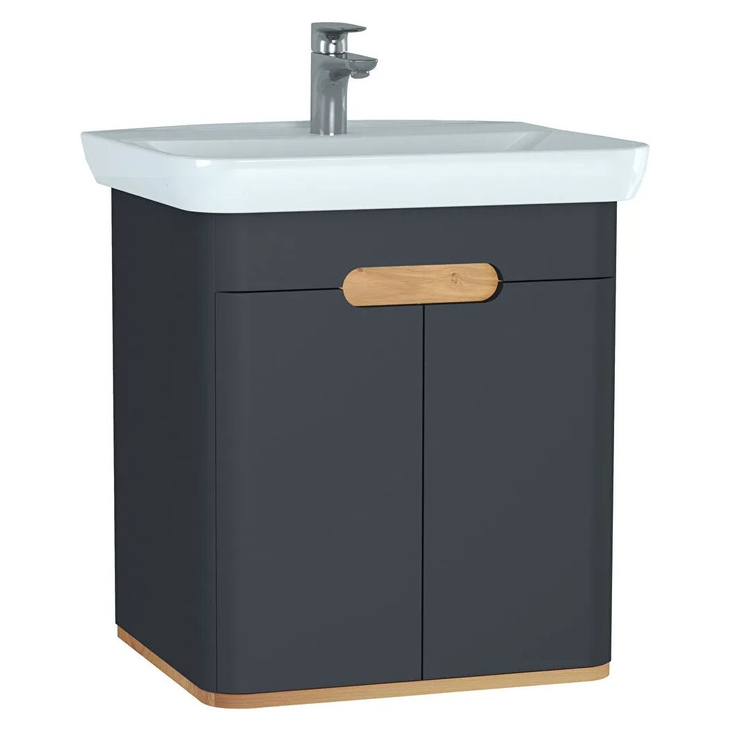 Sento 650mm Wall Hung Vanity Unit & Basin