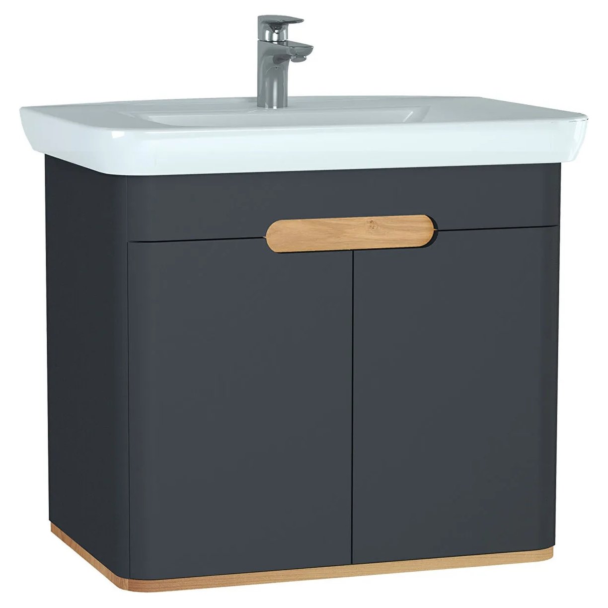 Sento 800mm Wall Hung Vanity Unit & Basin