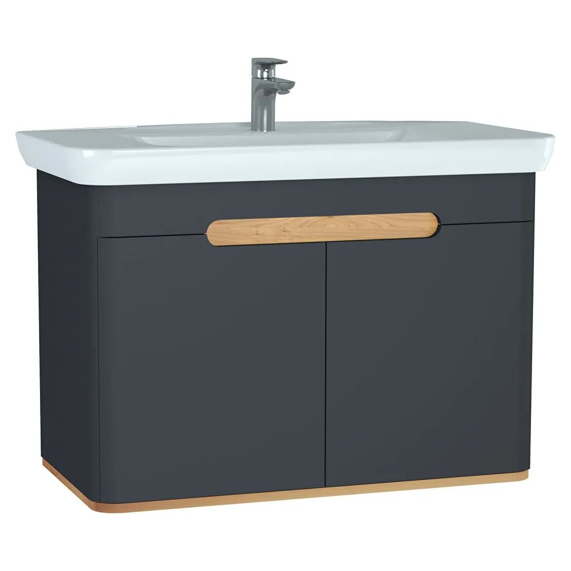 Sento 1000mm Wall Hung Vanity Unit & Basin
