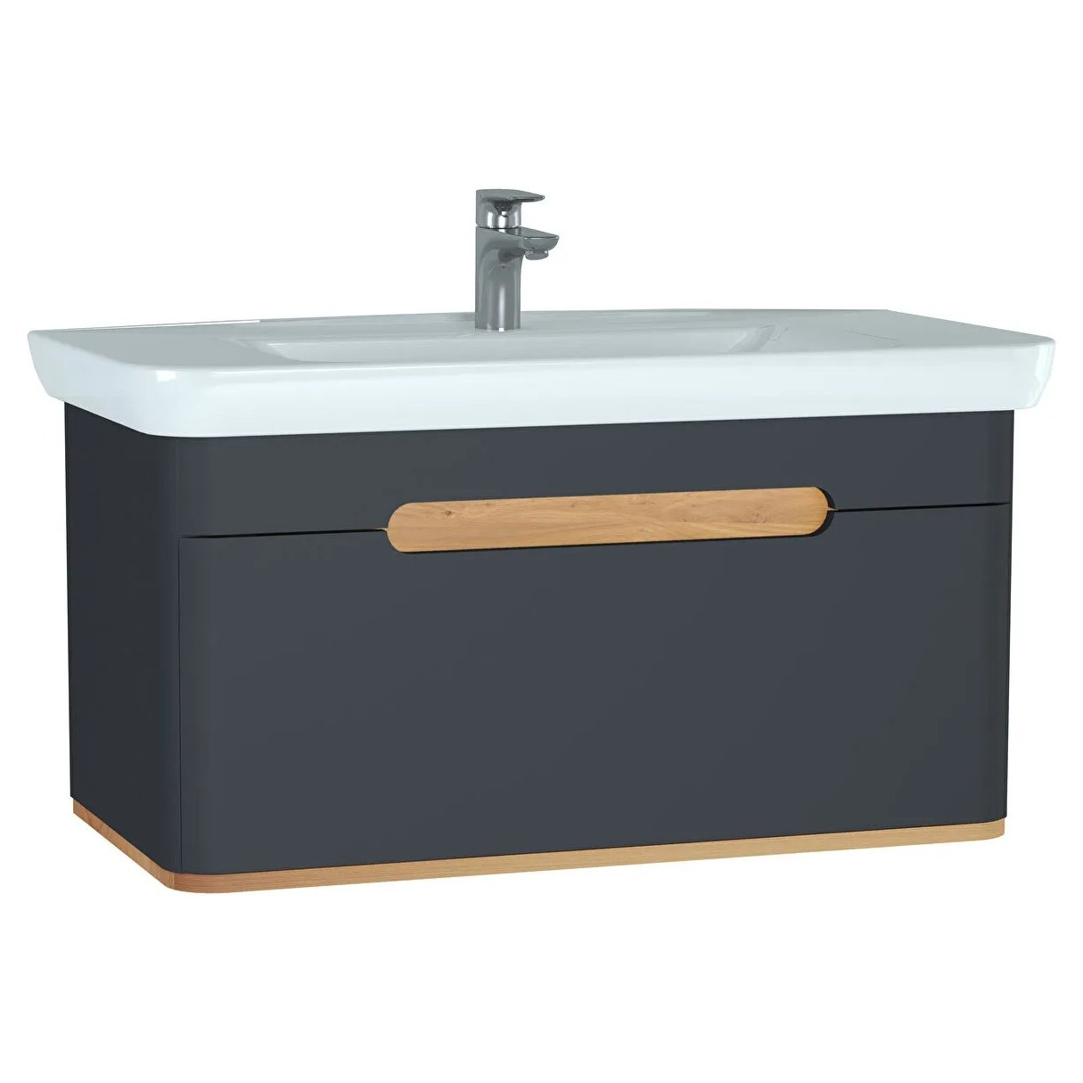 Sento 1000mm Wall Hung Vanity Unit & Basin