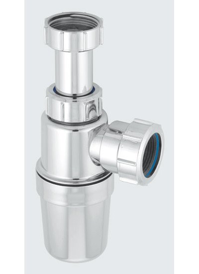 Chrome Plated Adjustable In Slim Bottle Trap 1¼"