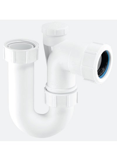 Anti-Syphon Tubular 'P' Trap 1½"