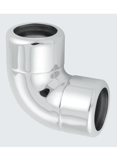 Chrome Plated 90° Bend 35mm