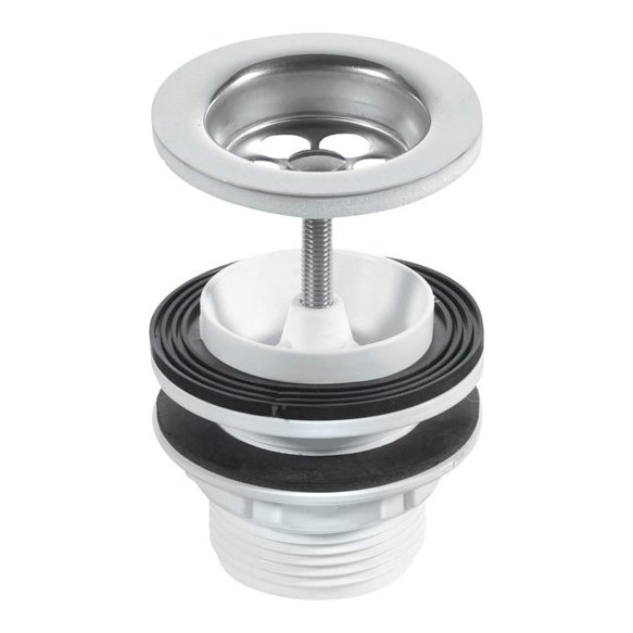 Stainless Steel Basin Waste +C+S 1¼"