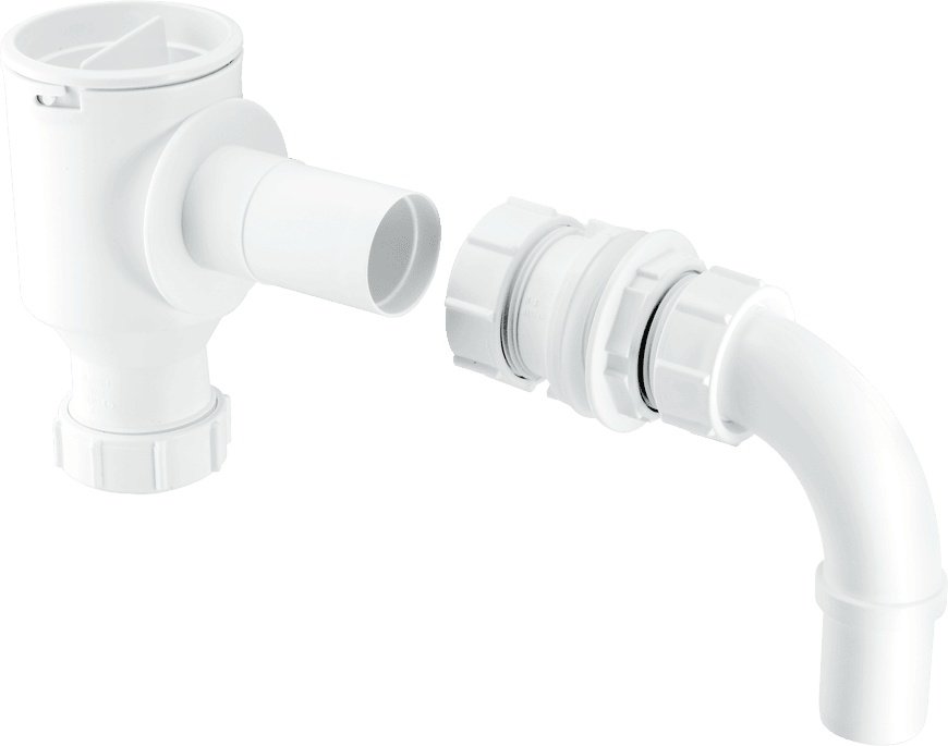 1½" Complete Screened Tank Overflow Connector - Extended