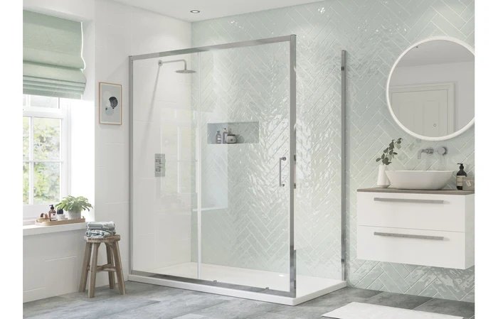 Cara 8mm Sliding Door Enclosure 1600 x 900mm
