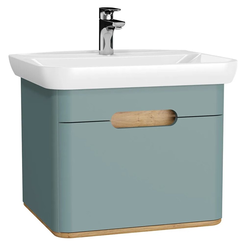 Sento 650mm Wall Hung Vanity Unit & Basin