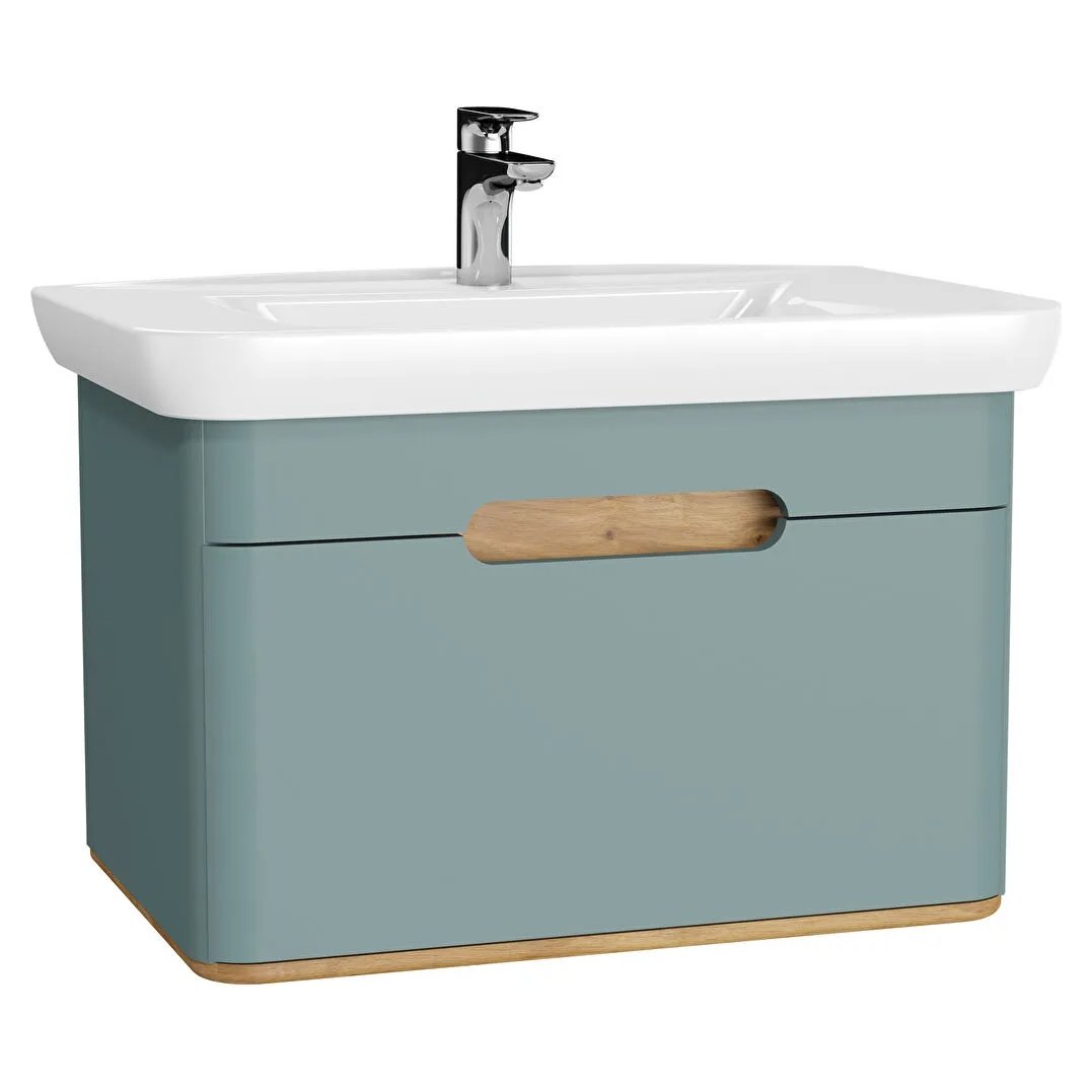 Sento 800mm Wall Hung Vanity Unit & Basin