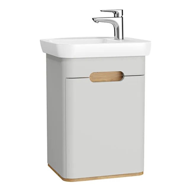 Sento 500mm Wall Hung Vanity Unit (Left Hand) & Basin