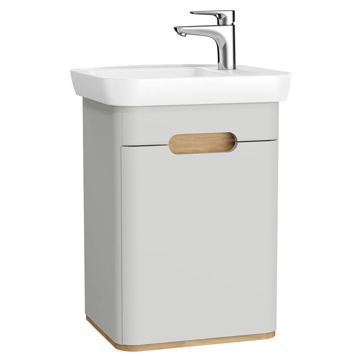 Sento 500mm Wall Hung Vanity Unit (Right Hand) & Basin