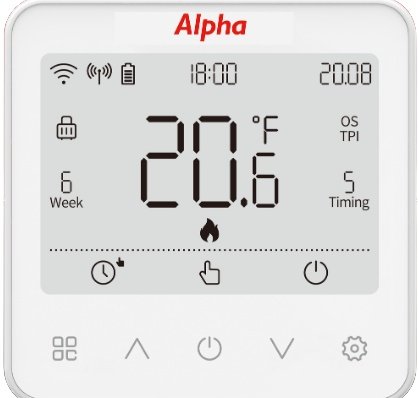 Alpha Touch Wi-Fi thermostat