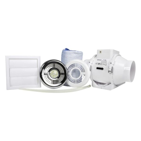 Airflow Aventa 100T Shower Kit with LED Light
