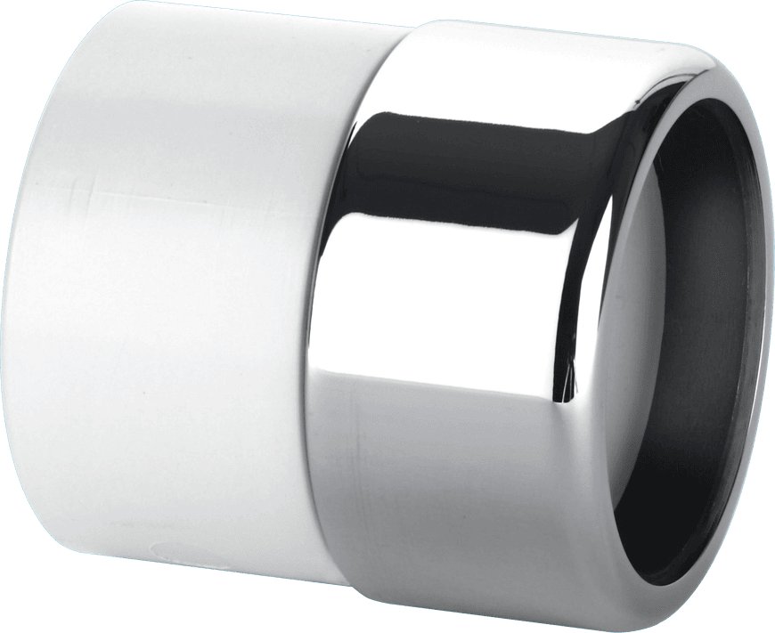 Straight Chrome Plated Brass x Abs Connector 1½" x 42/43m