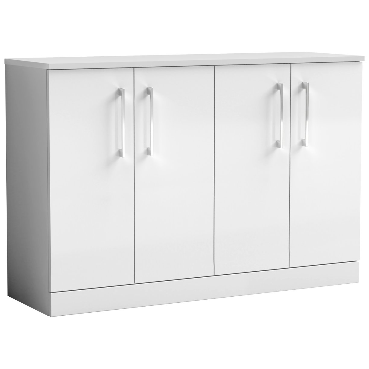 Arno 1200mm Floor Standing 4 Door Vanity Unit & Worktop