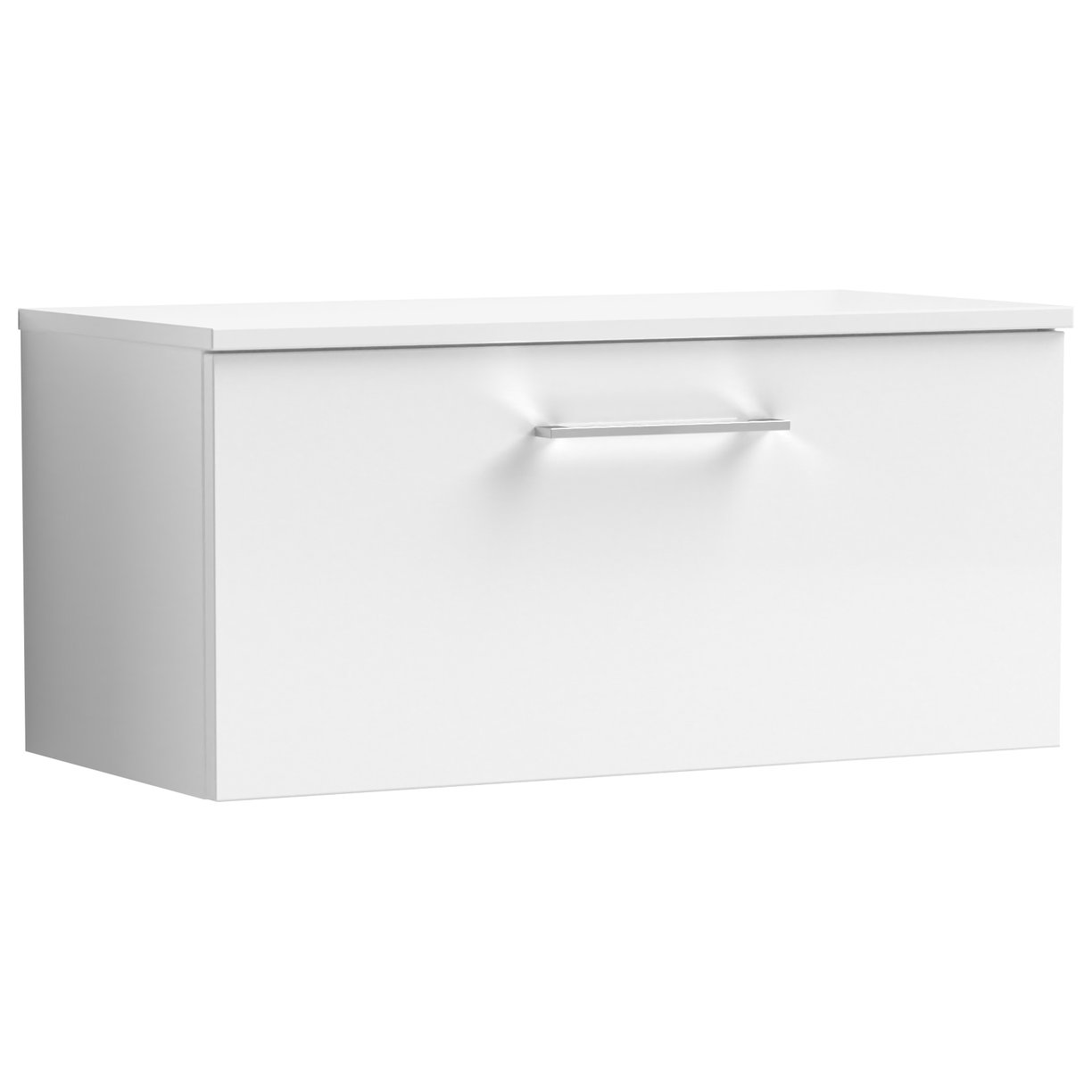 Arno 800mm Wall Hung 1-Drawer Vanity Unit & Worktop