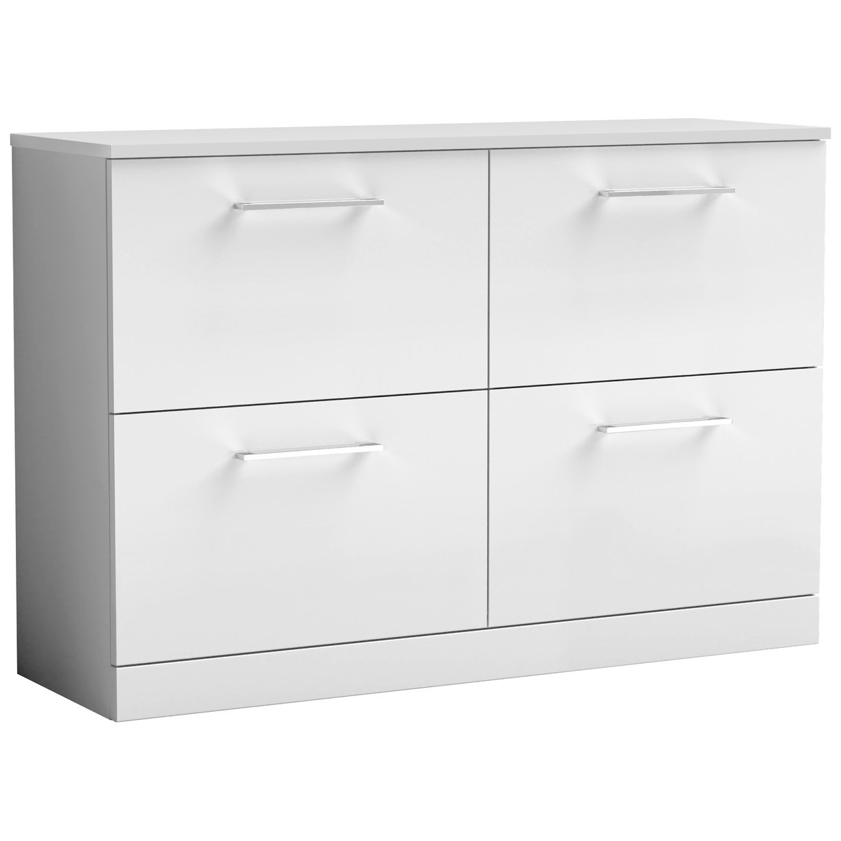 Arno 1200mm Floor Standing 4 Drawer Vanity Unit & Worktop