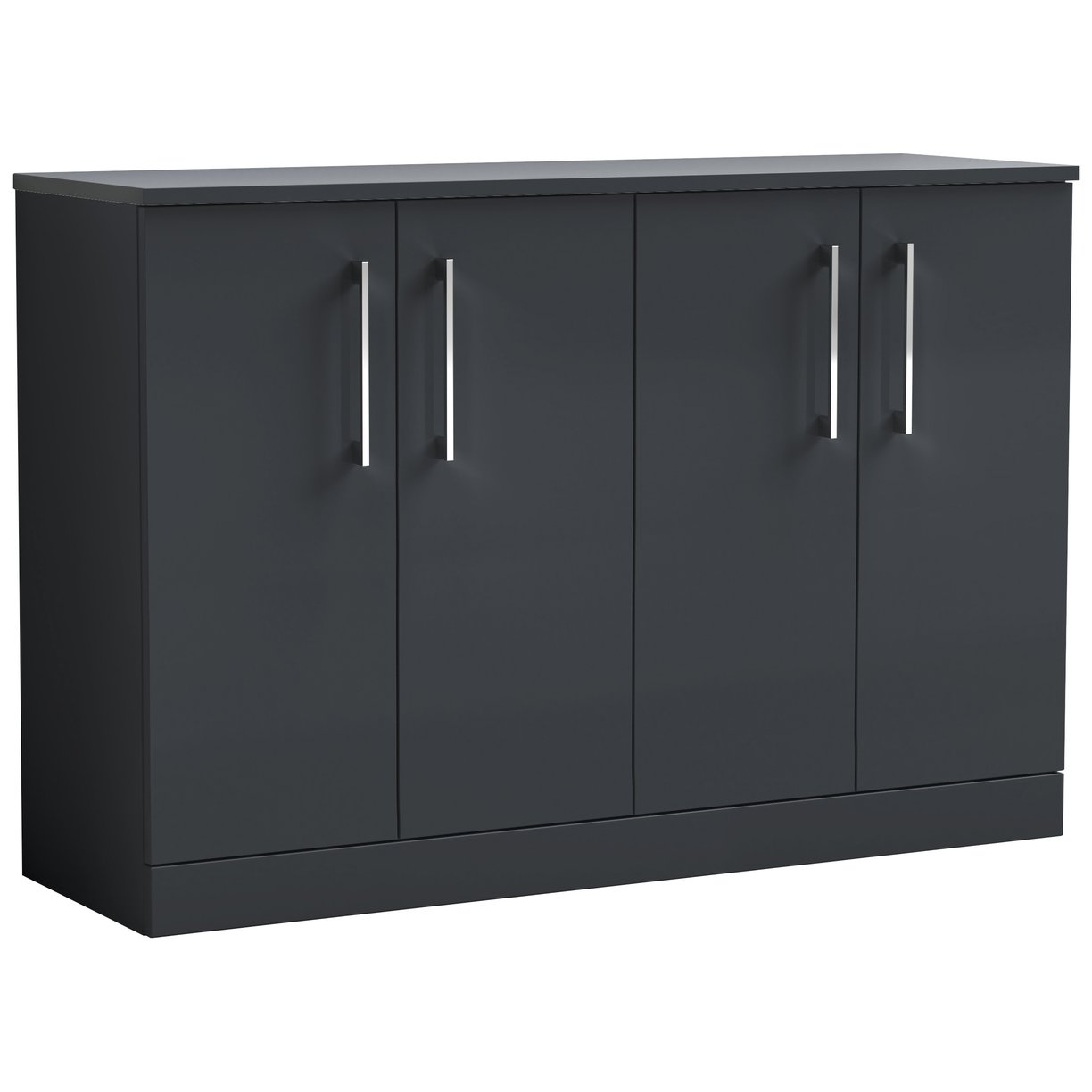 Arno 1200mm Floor Standing 4 Door Vanity Unit & Worktop