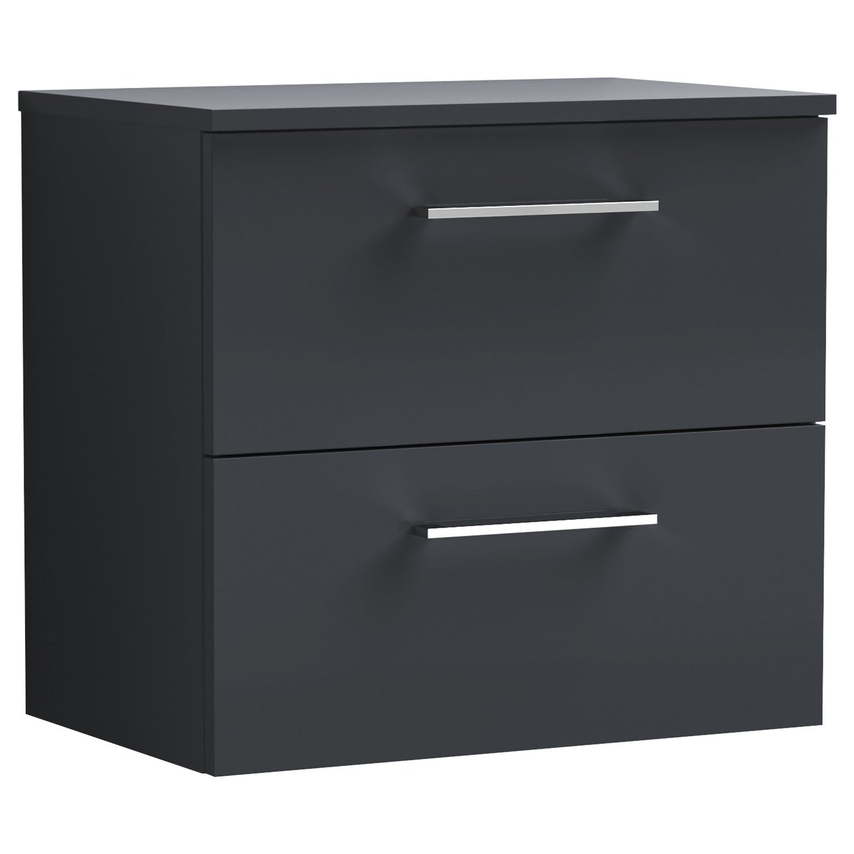 Arno 600mm Wall Hung 2-Drawer Vanity Unit & Worktop