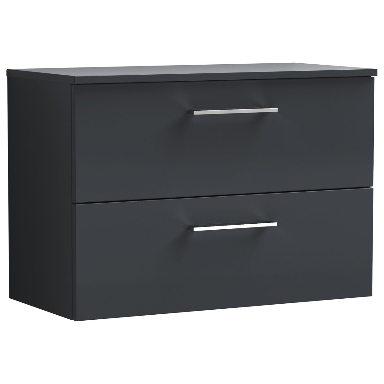Arno 800mm Wall Hung 2-Drawer Vanity Unit & Worktop