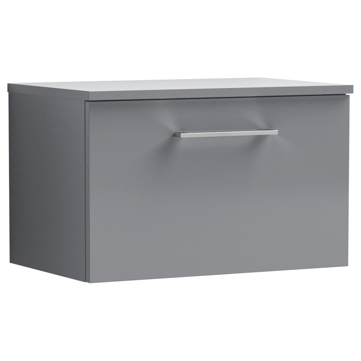 Arno 600mm Wall Hung 1-Drawer Vanity Unit & Worktop