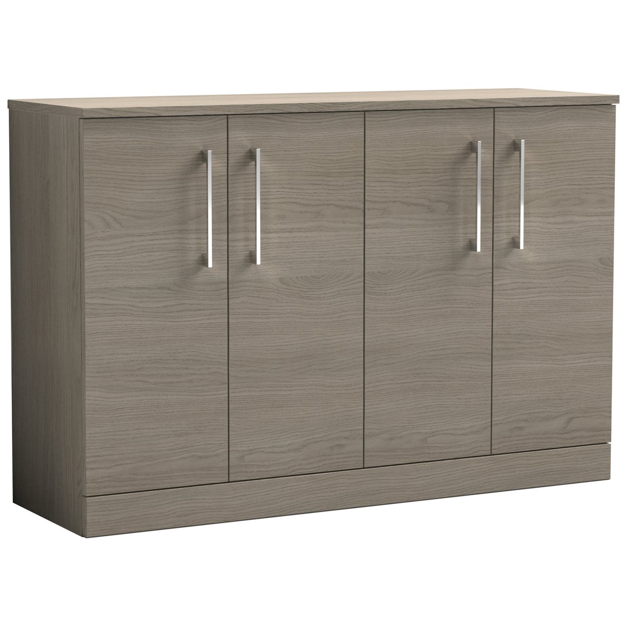 Arno 1200mm Floor Standing 4 Door Vanity Unit & Worktop