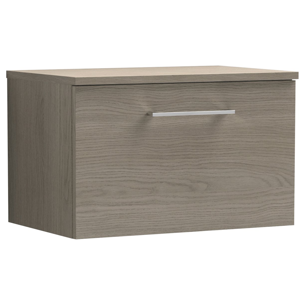 Arno 600mm Wall Hung 1-Drawer Vanity Unit & Worktop