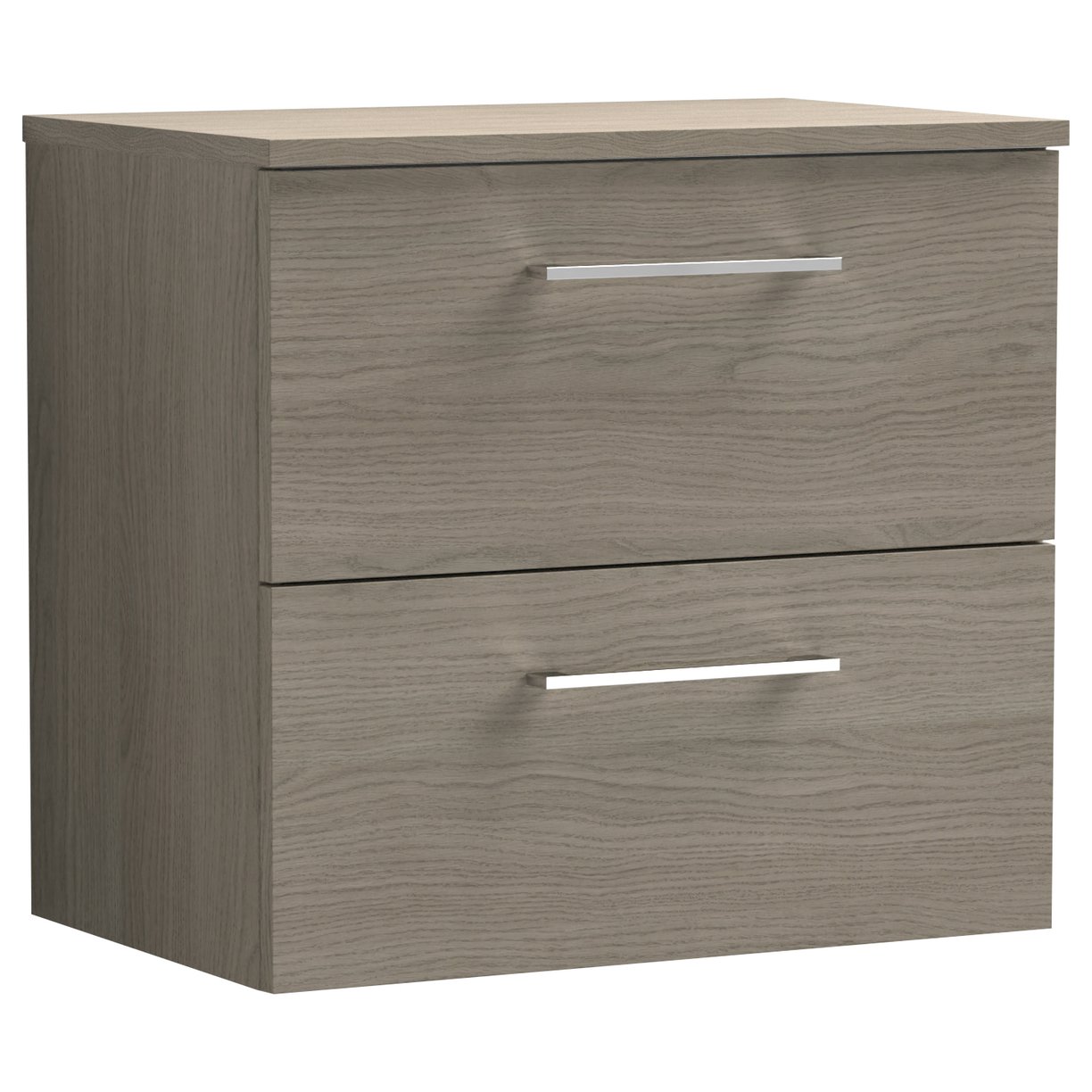 Arno 600mm Wall Hung 2-Drawer Vanity Unit & Worktop