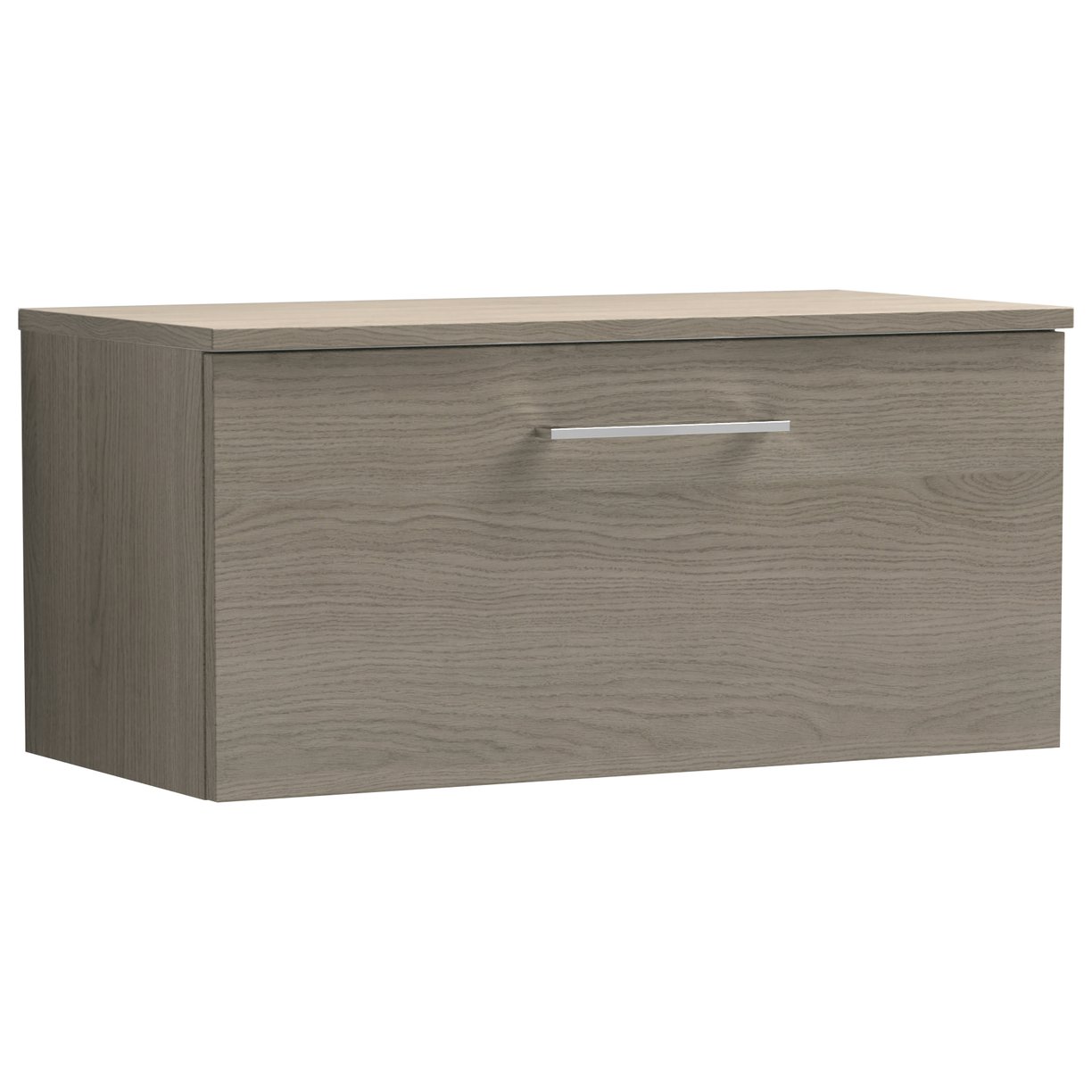 Arno 800mm Wall Hung 1-Drawer Vanity Unit & Worktop