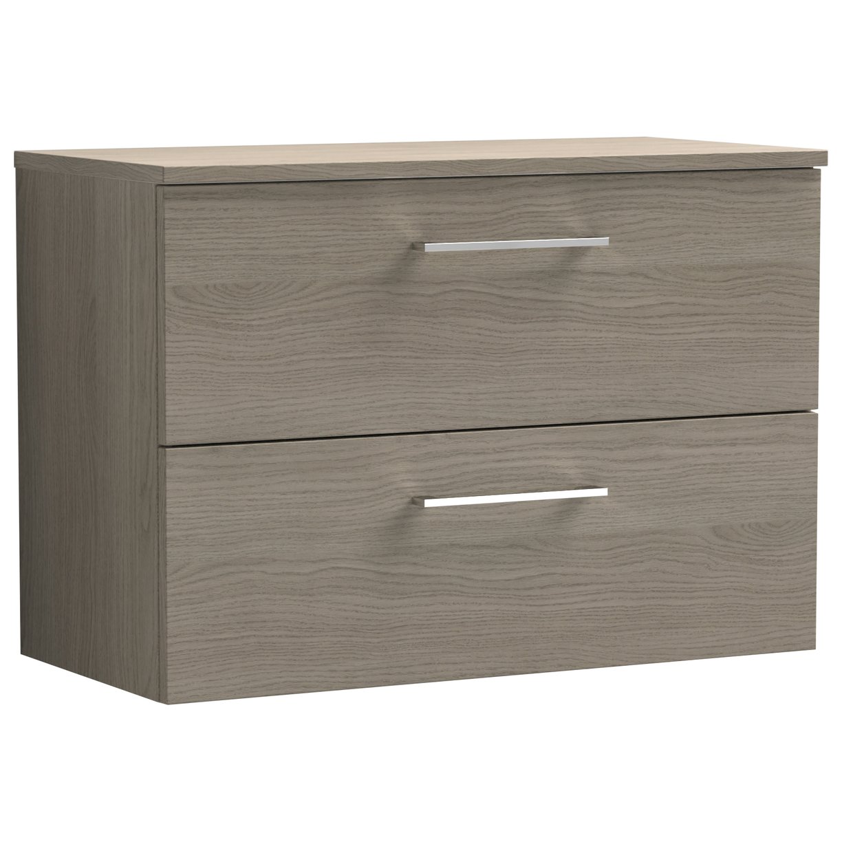 Arno 800mm Wall Hung 2-Drawer Vanity Unit & Worktop