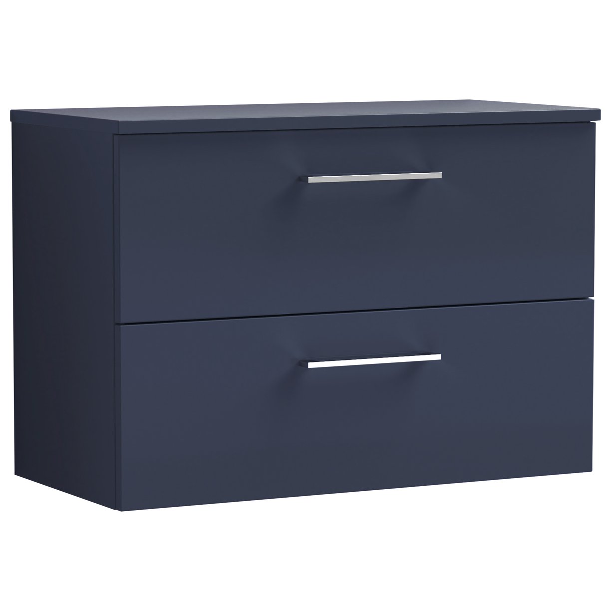 Arno 800mm Wall Hung 2-Drawer Vanity Unit & Worktop