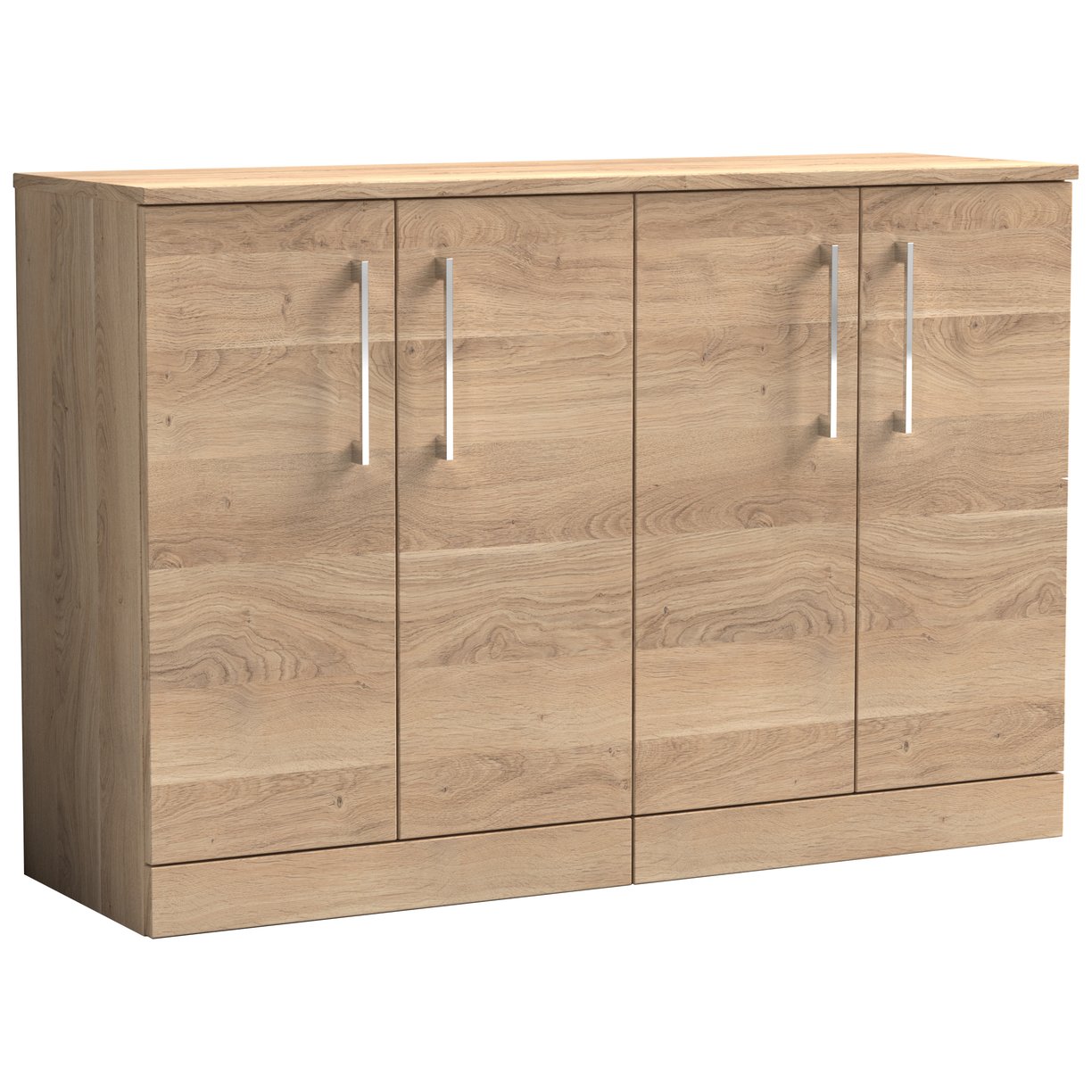 Arno 1200mm Floor Standing 4 Door Vanity Unit & Worktop